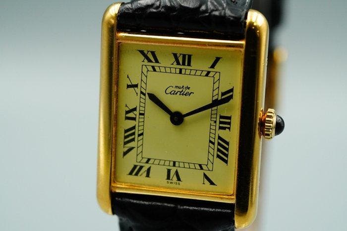 Cartier - Must de Cartier Tank - Sans prix de réserve - - -, Bijoux, Sacs & Beauté, Montres | Hommes