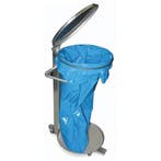 Afvalzakhouder | RVS (Geborsteld) | 100L | Klapdeksel |, Verzenden, Nieuw in verpakking