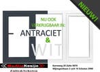 PVC Antraciet houtnerf RAL 7016 ramen uit voorraad! Ug=1.1 W, Ophalen of Verzenden, Gevelraam of Ruit