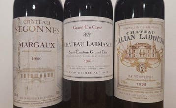 1988 Chateau Segonnes 1996 Chateau Larmande & 1999 Chateau, Collections