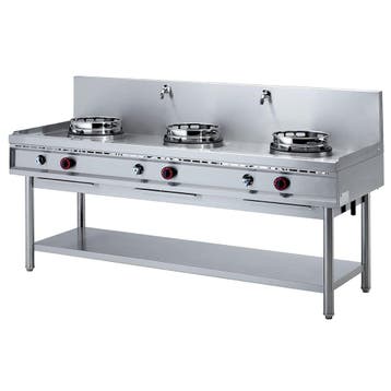 Wok | Gasfornuis | 3 Vuren | 3x 13kW |, Verzenden, Nieuw in verpakking