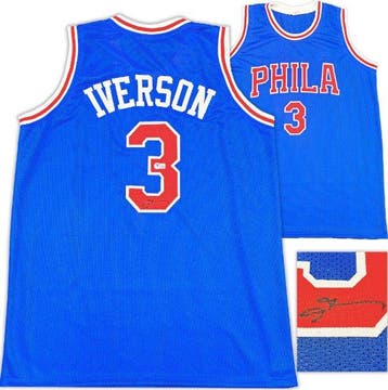 NBA - Allen Iverson - Autograph - Maillot de basket-ball