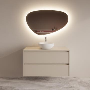 Badmeubelset BWS Riga Met Topplaat 100 cm Kasjmier, Doe-het-zelf en Bouw, Ophalen of Verzenden, Nieuw, Bad