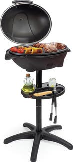2dekans | KitchenBrothers Elektrische BBQ - met Grillplaat -, Tuin en Terras, Ophalen of Verzenden, Nieuw