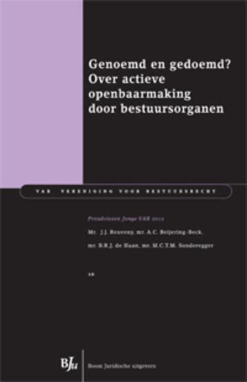 Genoemd of gedoemd? / Jonge VAR-reeks / 10 9789089746306, Verzenden, A.C. Beijering-Beck