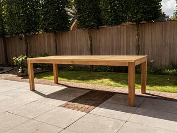 Compleet 6 persoons teak tuinset | Direct leverbaar!, Verzenden, 6 zitplaatsen, Teakhout, Nieuw