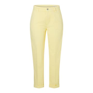MAC • gele Chino turn up broek • 36, Verzenden, Nieuw, Maat 36 (S), Geel
