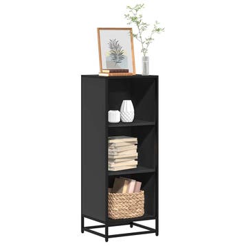 vidaXL Boekenkast 40x35x107,5 cm bewerkt hout zwart, Verzenden