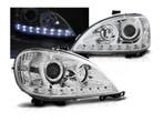 LED DRL koplamp units Chrome geschikt voor Mercedes W163 ML, Verzenden