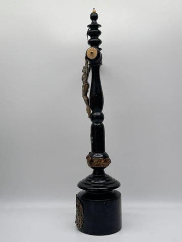 Crucifix - Hout, Messing - 1800-1850