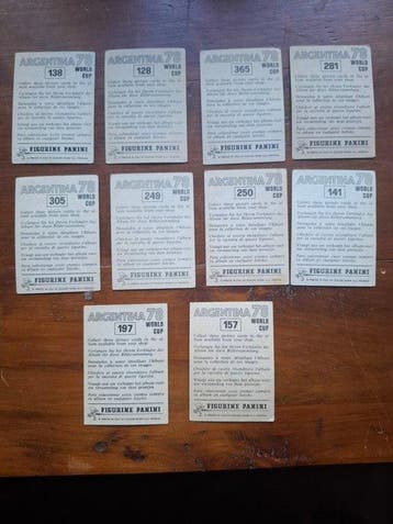 Panini Argentina 78 World Cup - 10 Sticker - Good (GD), Verzamelen, Nieuw