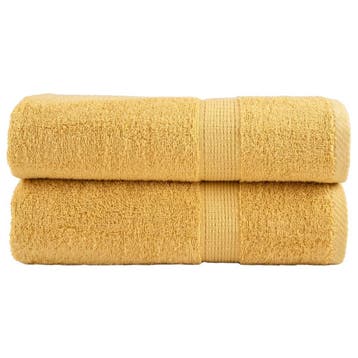 vidaXL Badhanddoeken SOLUND 2 st 600 g/m² 70x140 cm, Verzenden, Nieuw