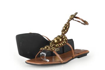Jeffrey Campbell Slippers in maat 37 Oranje, Verzenden, Slippers