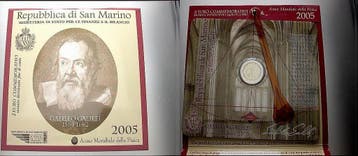 2 Euro 2005 San Marino Galileo Galilei, Verzenden, België
