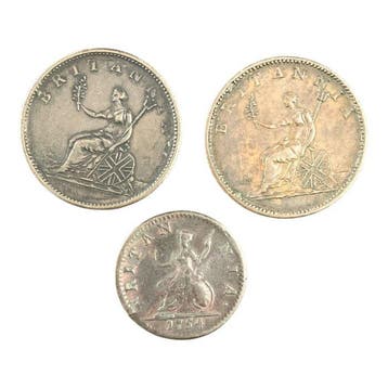 Verenigd Koninkrijk. Token George II and George III -