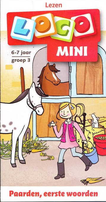 Mini Loco Lezen Paarden, eerste woorden, Verzenden, Nieuw