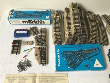 Märklin H0 - 5214 - Modeltreinsporen (55) - Meerdere metalen, Hobby & Loisirs créatifs