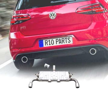Ligne DEchappement Pour Volkswagen Vw Golf 7.5 Look Gti 17-, Autos : Pièces & Accessoires, Systèmes d'échappement, Verzenden