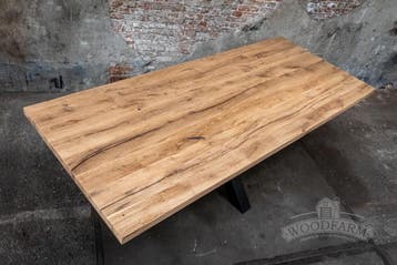 Oud eiken eettafel -  rechthoekig - rond - ovaal - maatwerk, Ophalen of Verzenden