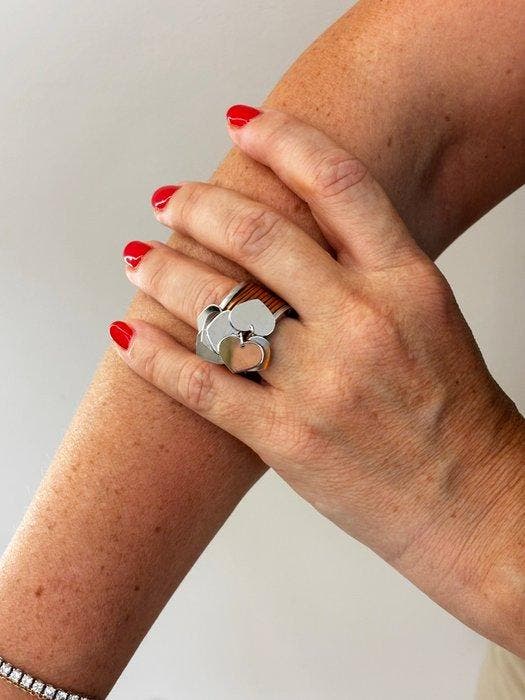 Zonder minimumprijs - Nanis - Ring Zilver, Bijoux, Sacs & Beauté, Bagues