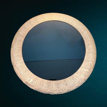 Hillebrand Lighting - Egon Hillebrand - Spiegel - Glas,, Antiek en Kunst