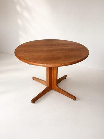 Uitschuifbare tafel - Eik - Midden van de eeuw