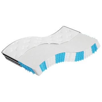 vidaXL Pocketveringmatras middelhard 120x200 cm, Verzenden, Nieuw