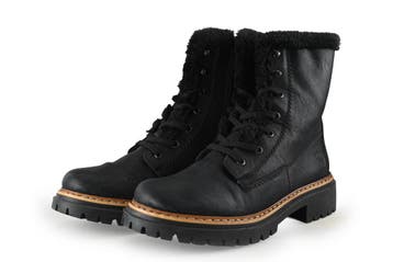 Rieker Veterboots in maat 43 Zwart, Verzenden, Zwart, Boots, Zo goed als nieuw