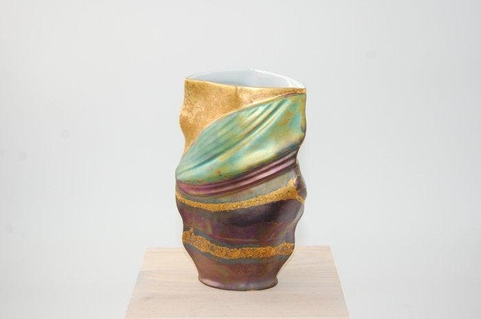 Rosenthal - Johann van Loon / Helmut Drexler - Vaas -, Antiquités & Art, Antiquités | Verre & Cristal