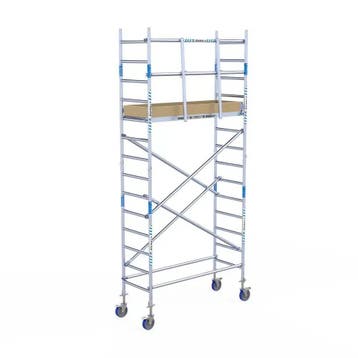 Rolsteiger Alumexx Light 75x190x5.20 M wh Wooddeck, Ophalen of Verzenden, Nieuw, Rolsteiger of Kamersteiger, 5 meter of hoger