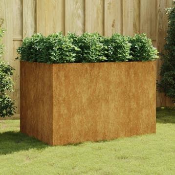 vidaXL Plantenbak verhoogd 120x80x80 cm cortenstaal, Tuin en Terras, Verzenden, Nieuw