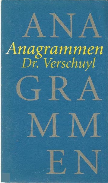 Anagrammen - Verschuyl, Verzenden, Nieuw