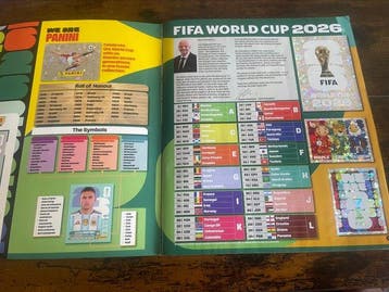 2026 Panini World Cup Stickers Lionel Messi Compleet album -