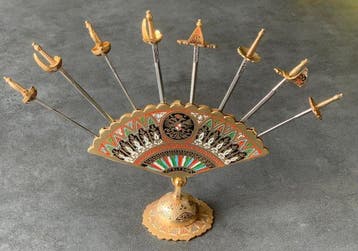 Middentafel - Metaal, Messing - Cocktailprikkers