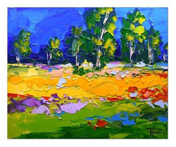 Olivier Pfleger - Mandrafina  Les peupliers  LARGE