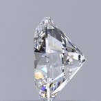 1 pcs Diamant (Naturelle) - 0.40 ct - Rond - D (incolore) -, Nieuw