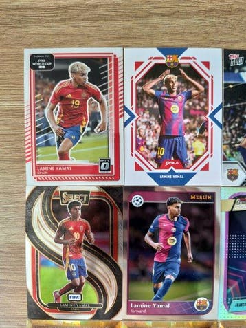 Topps & Panini & Etc Lot Lamine Yamal & Other Cracks - 12, Nieuw