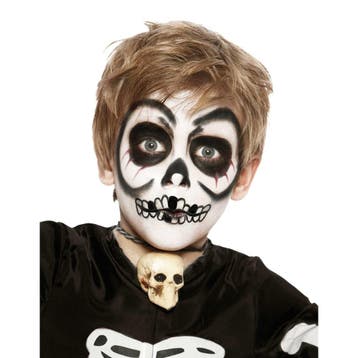 Halloween Schminkset Doodshoofd, Verzenden, Nieuw