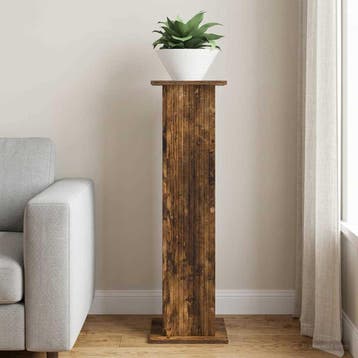 vidaXL Plantenstand Gerookt eiken 30,5 x 30 x 100,5 cm, Verzenden