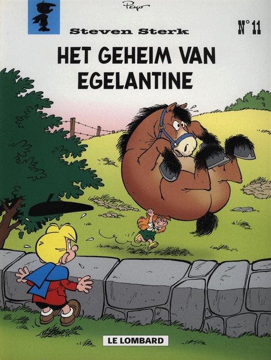 Steven Sterk - Het geheim van Egelantine - Peyo, Boeken, Stripverhalen, Verzenden