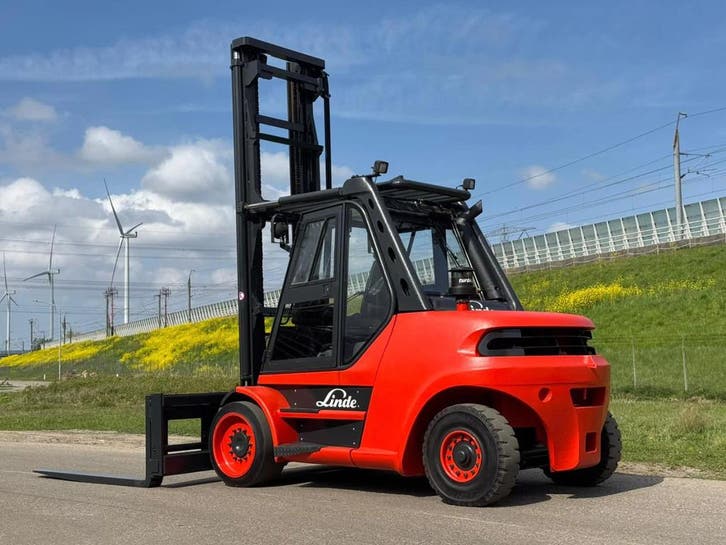 Linde Diesel Vorkensteller H80 D / 900 - 02, Zakelijke goederen, Machines en Bouw | Heftrucks en Intern transport, Ophalen