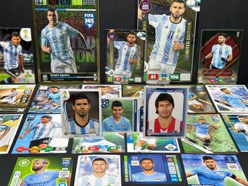 Panini - Sergio Agüero - 24x Stickers & Cards - Atletico