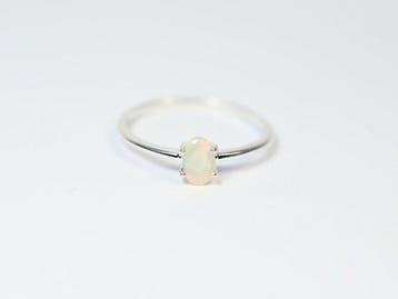 Ethiopisch opaal / Welo-opaal ring / nieuw- 1.12 g - (1)