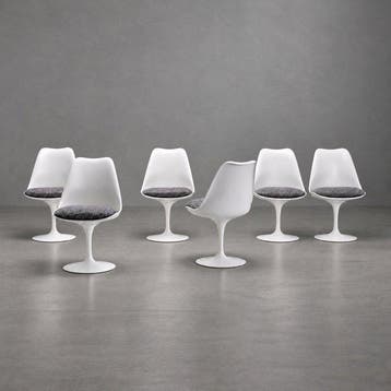 Knoll - Eero Saarinen - Stoel (6) - Tulipstoel - Aluminium,
