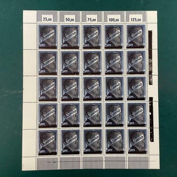 Oostenrijk 1945 - Gitter opdruk : De niet uitgegeven Marken, Postzegels en Munten, Postzegels | Europa | Oostenrijk, Gestempeld