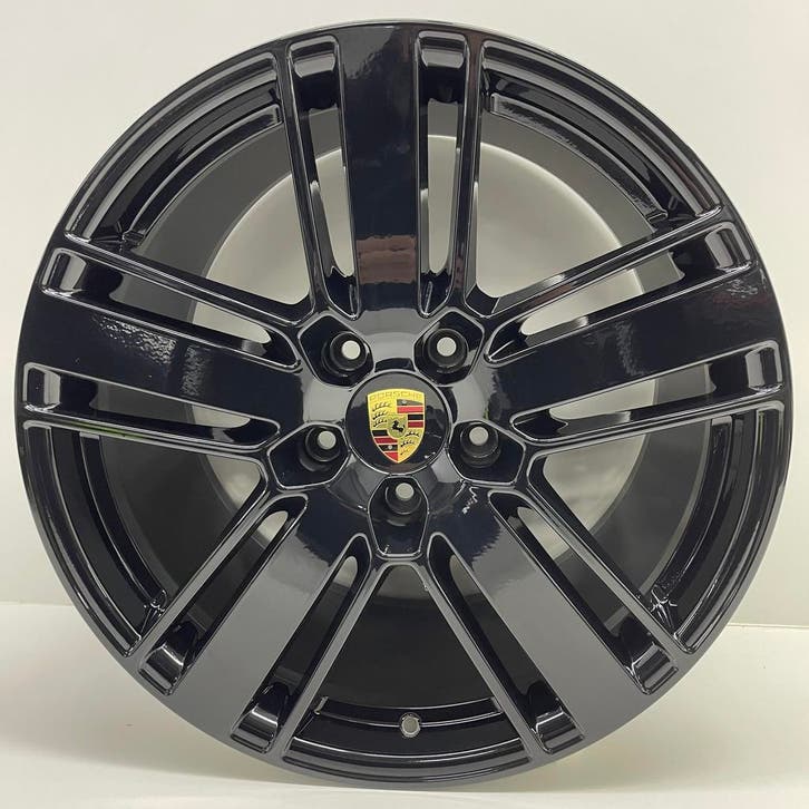 Porsche Panamera 971/2 Originele 20inch zwart met banden, Autos : Pièces & Accessoires, Pneus & Jantes, Enlèvement