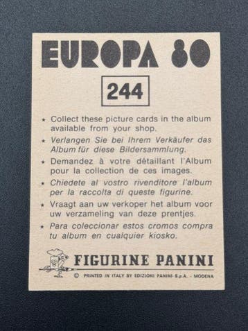 1980 Panini #244 Europa 80 - Badge: Scotland - 1 Sticker -, Verzamelen, Stickers, Nieuw