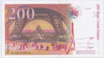 France Fay 75/02 Q 200 Francs Eiffel 1996 Neuf Pick 159, Verzenden