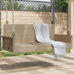 vidaXL Schommelbank 119x56x48 cm poly rattan beige, Verzenden, Nieuw