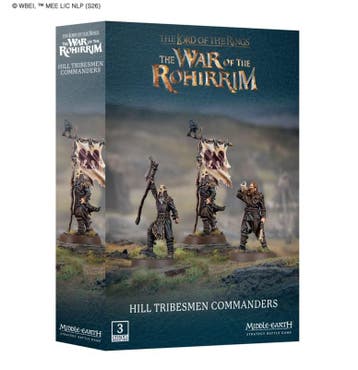 Hill Tribesmen Commanders - Middle Earth SBG (Warhammer, Ophalen of Verzenden, Nieuw